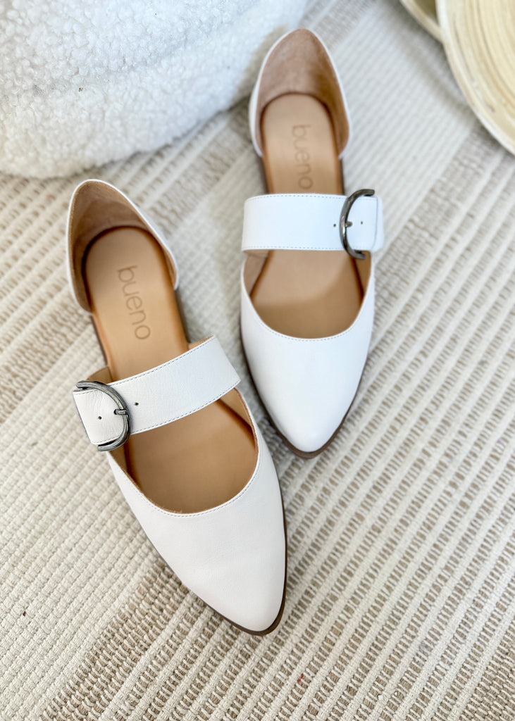 Bueno Brittany Flats, white