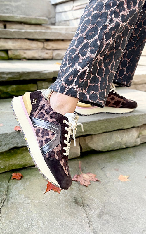 Ambitious Leopard Sporty Sneakers