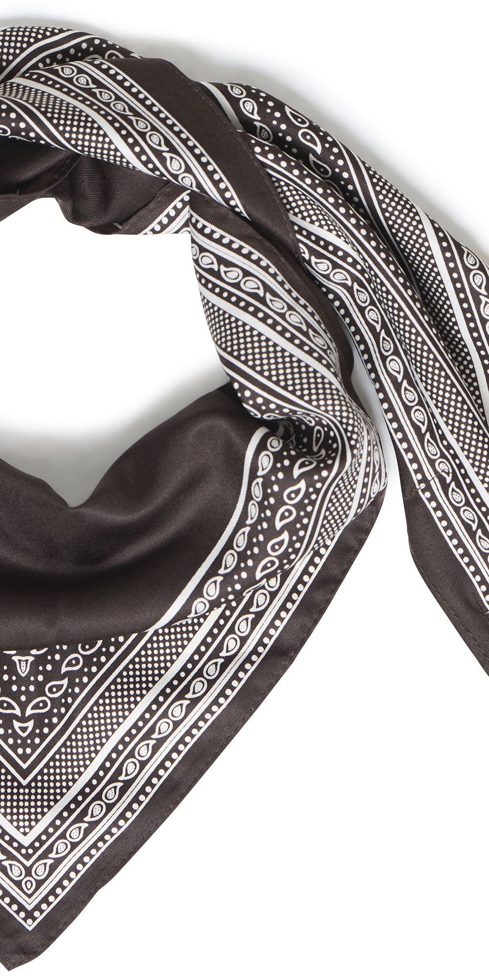B.Young Triangle Scarf, java paisley