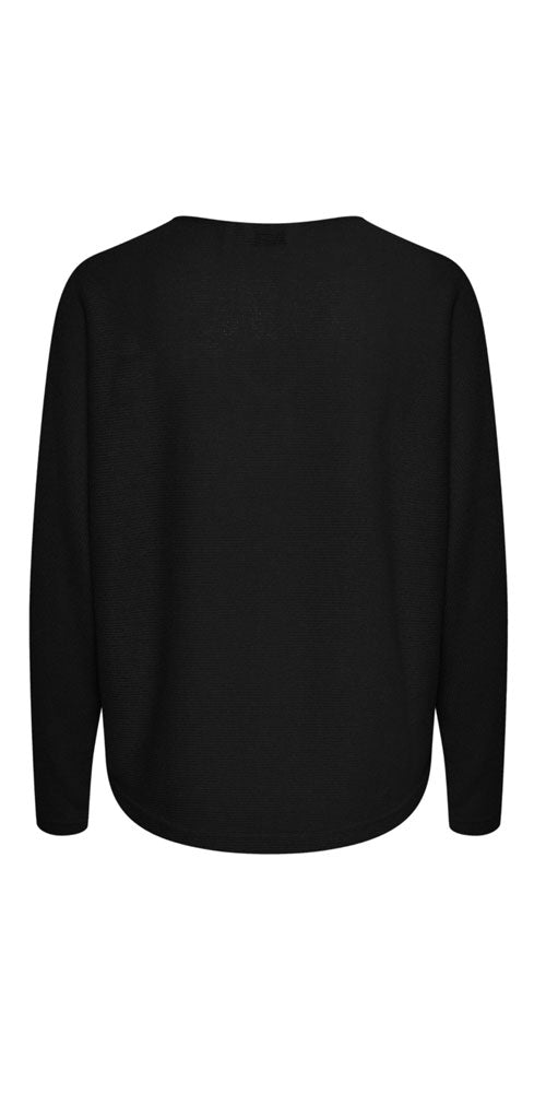 B.Young Dolman V-neck Sweater, black