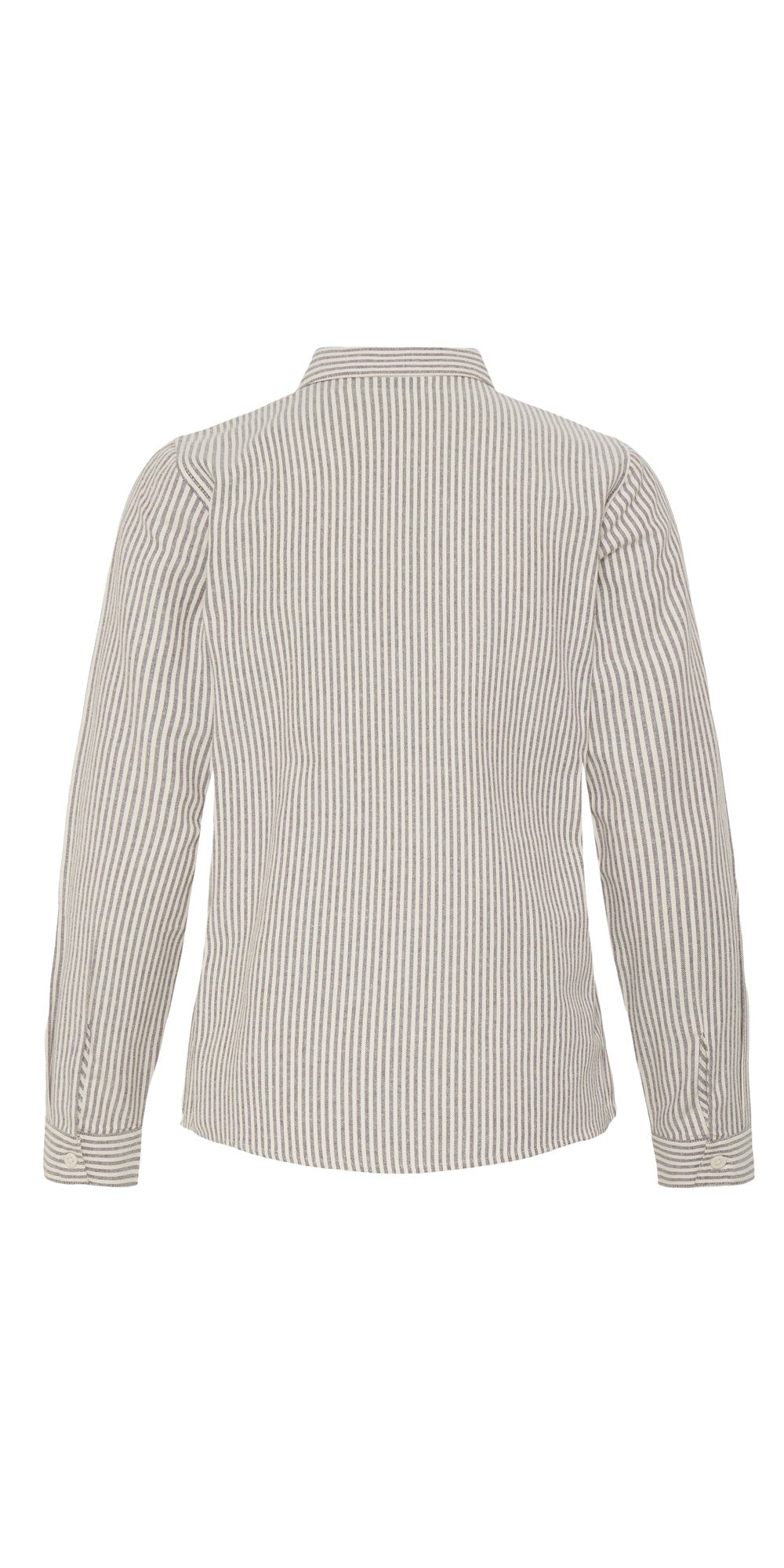 B.Young Semi-Fitted Button Up Shirt, java stripe
