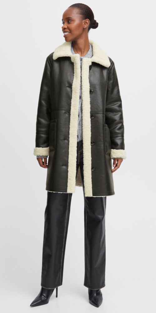 Vince faux shearling coat hotsell