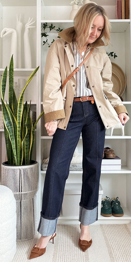 B.Young Cotton Barn Jacket