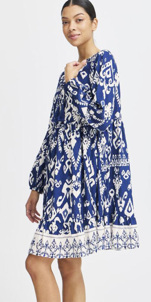 B.Young Batik Style Dress