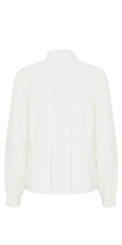 B.Young Black Bow Tie Blouse