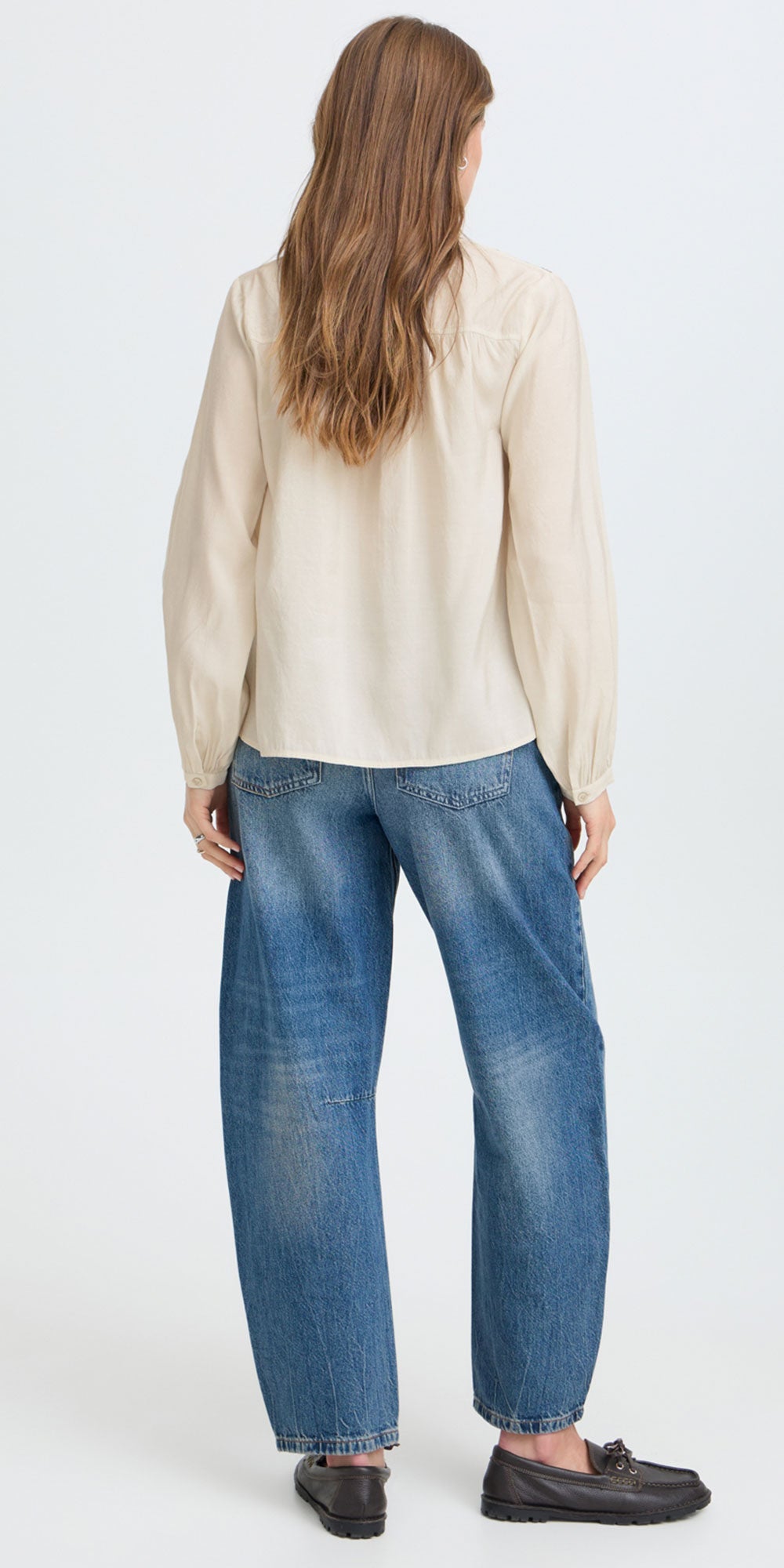 B.Young Embroidered Boho Blouse