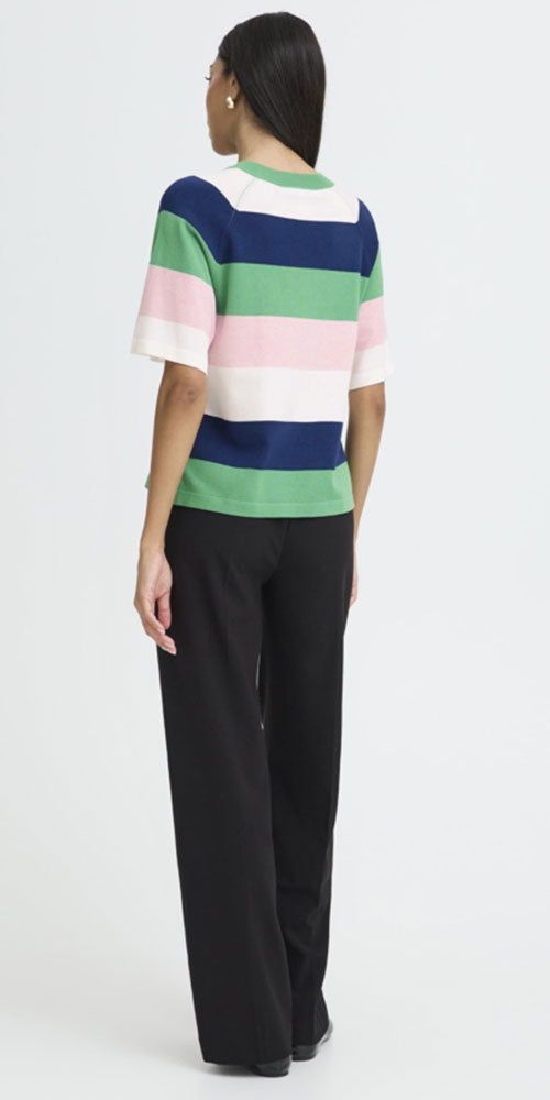 B.Young Bold Stripe Sweater Tee