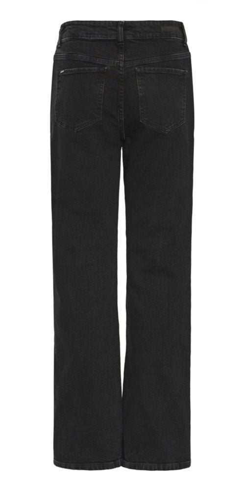 B.Young High Waist Bootcut Jeans, black wash