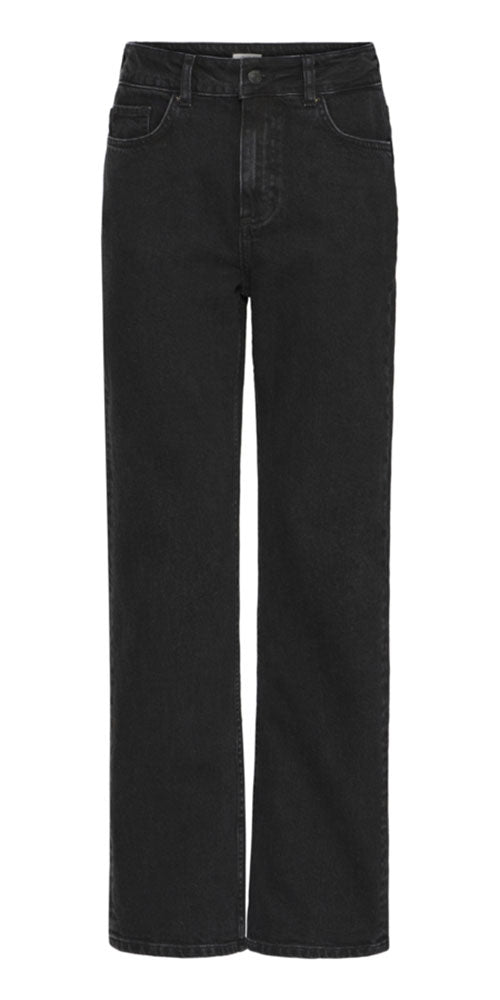 B.Young High Waist Bootcut Jeans, black wash