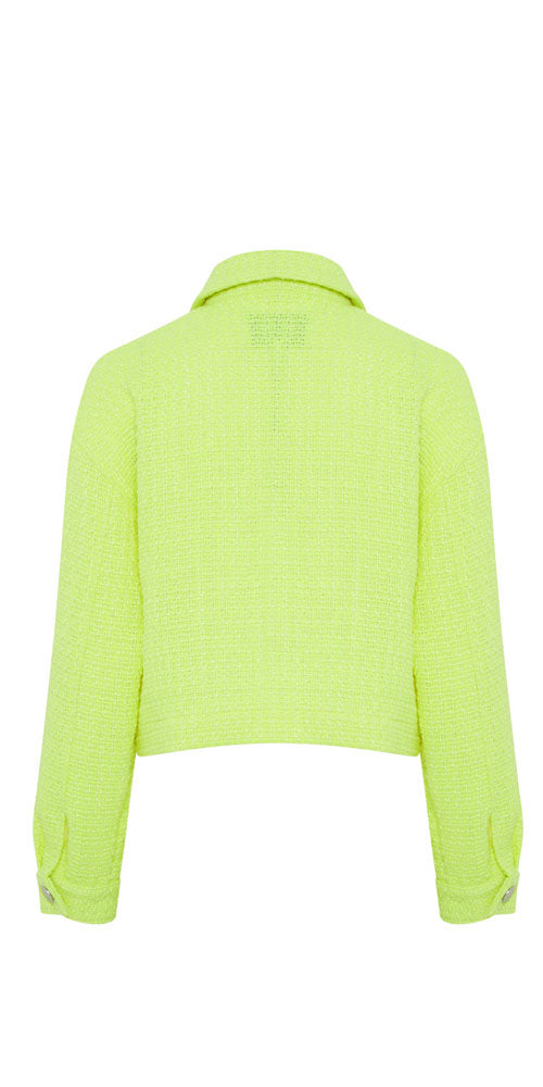 B.Young Boucle Jacket, sunny lime