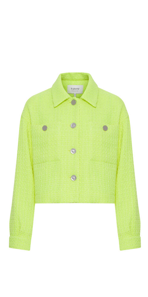B.Young Boucle Jacket, sunny lime