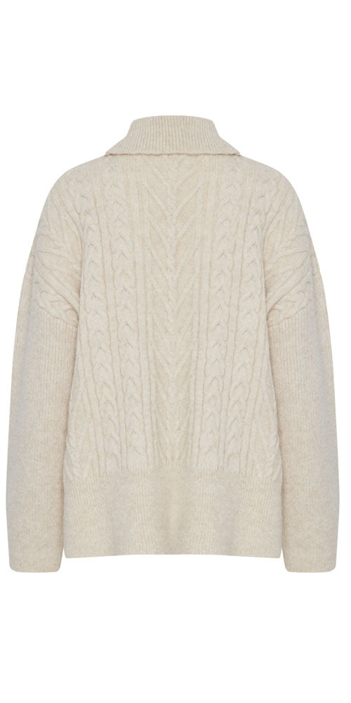 B.Young Cable Turtleneck Sweater