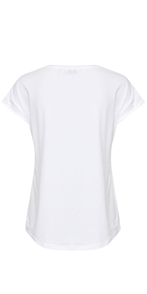 B.Young Relaxed Crew Neck Tee, white