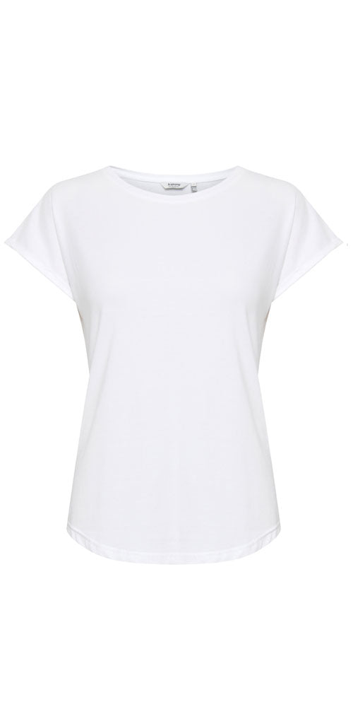 B.Young Relaxed Crew Neck Tee, white