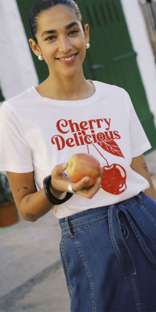 B.Young Cherry Tee