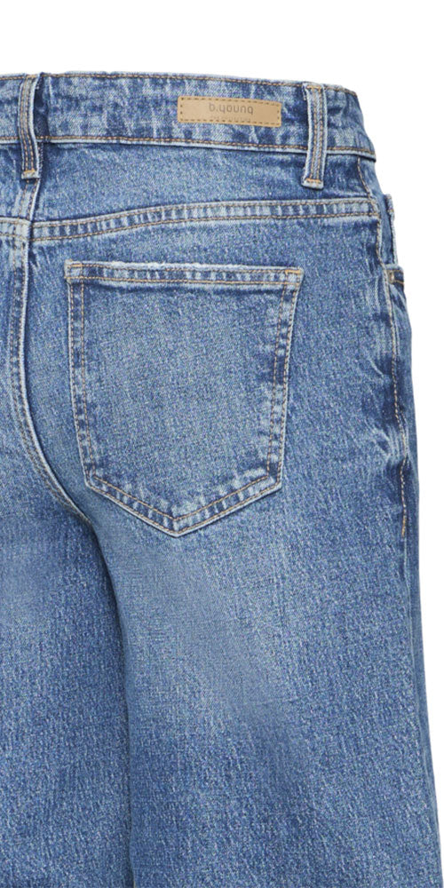 B.Young Classic Wide Leg Jeans, medium wash