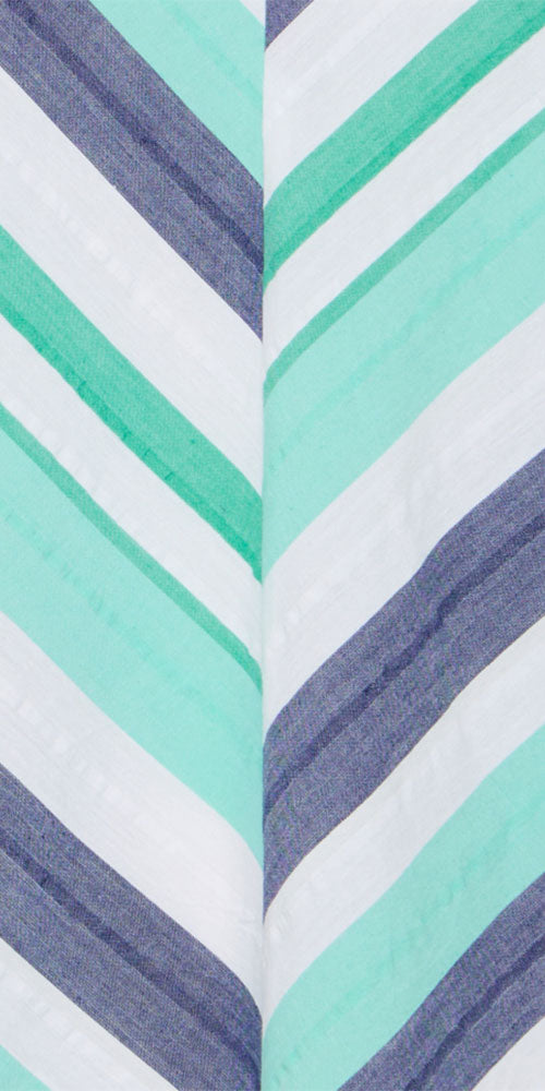 B.Young Cotton Chevron Top