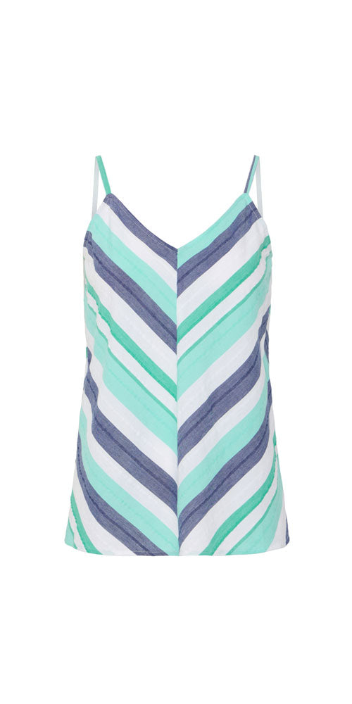 B.Young Cotton Chevron Top