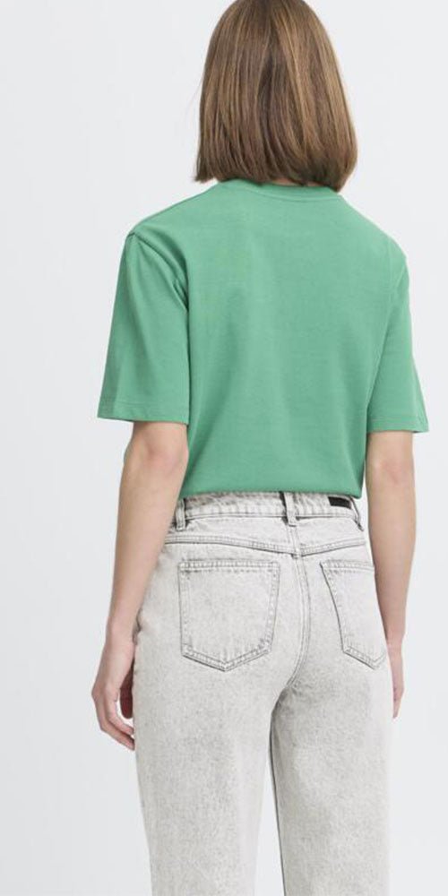 B.Young Cuffed Jeans, washed grey