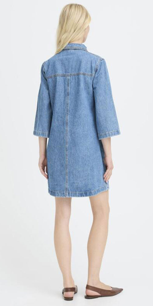 B.Young Denim Shift Dress