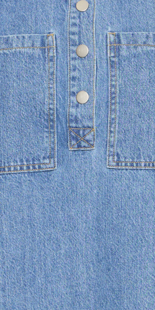 B.Young Denim Shift Dress