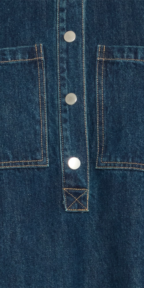 B.Young Denim Shift Dress