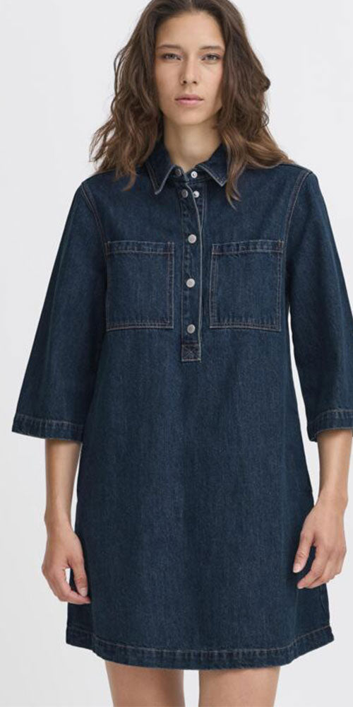 B.Young Denim Shift Dress