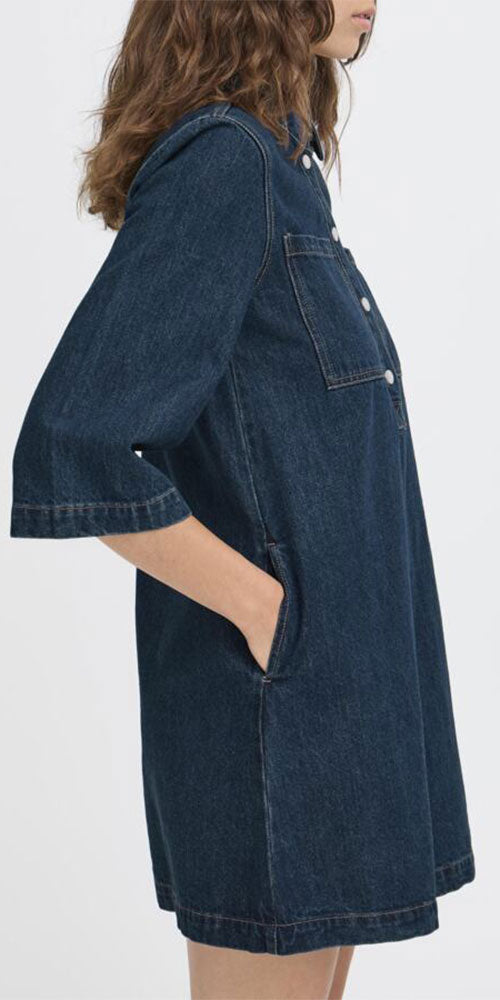 B.Young Denim Shift Dress