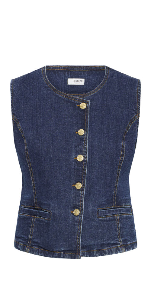 B.Young Denim Vest
