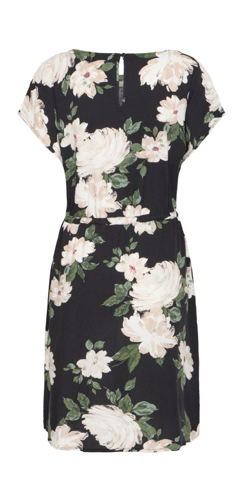 B.Young Drawstring Dress, roses