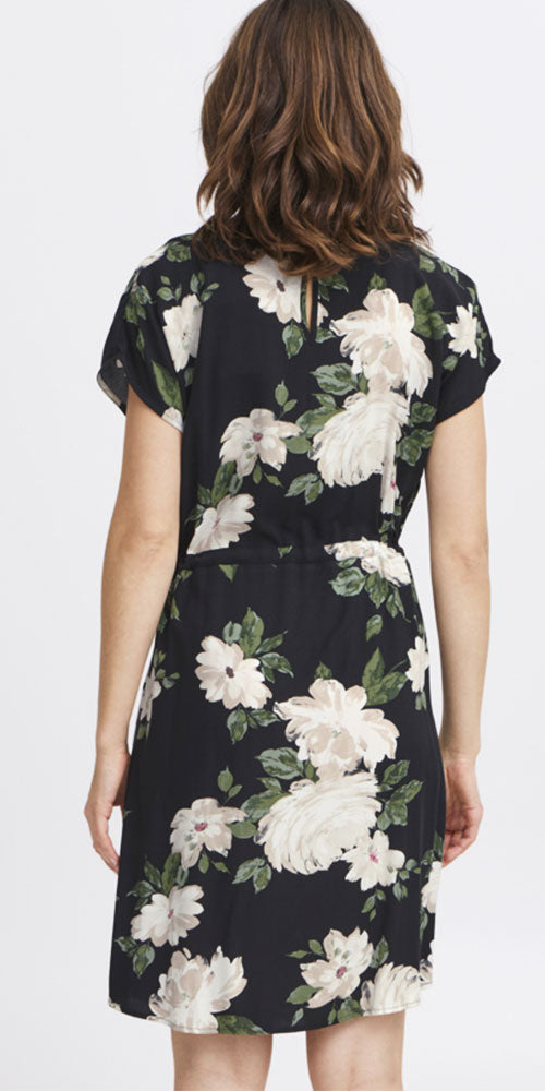 B.Young Drawstring Dress, roses