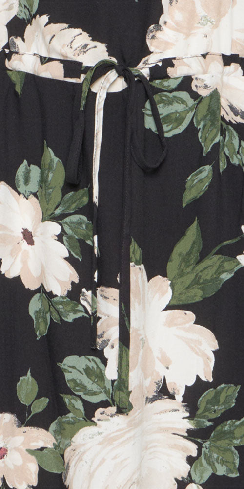 B.Young Drawstring Dress, roses
