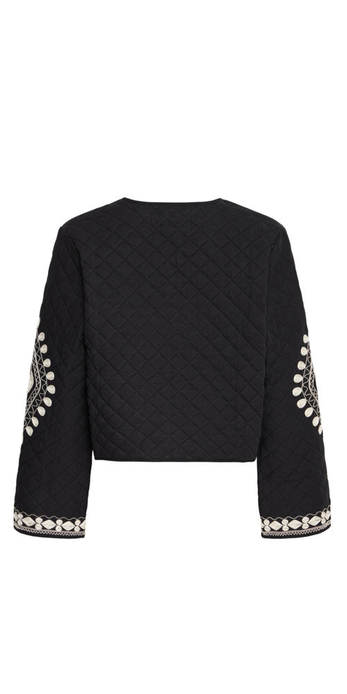 B.Young Embroidered Quilted Jacket