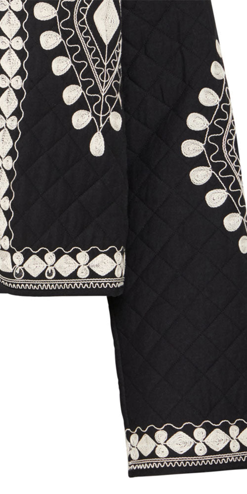 B.Young Embroidered Quilted Jacket