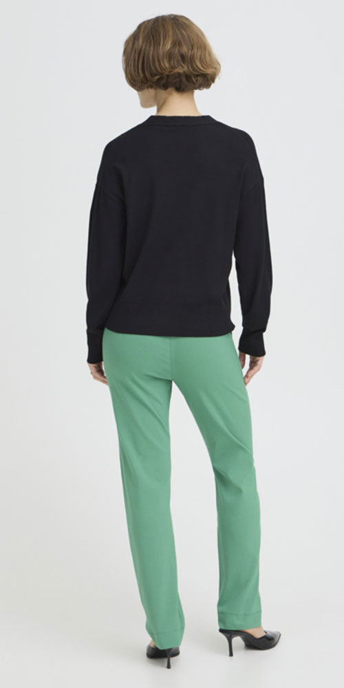 B.Young Fine Knit Cardy, black