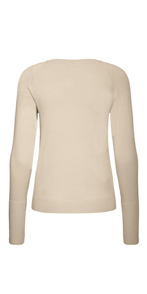 B.Young Fine Knit Crew Neck, hummus