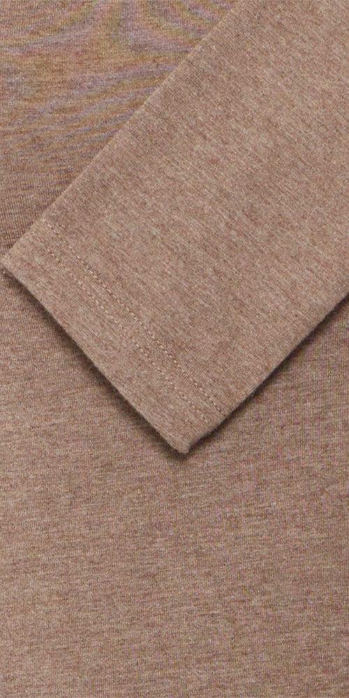 B.Young Fitted Turtleneck Top, walnut