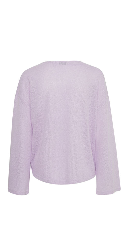 B.Young Gauzy Knit Sweater, orchid