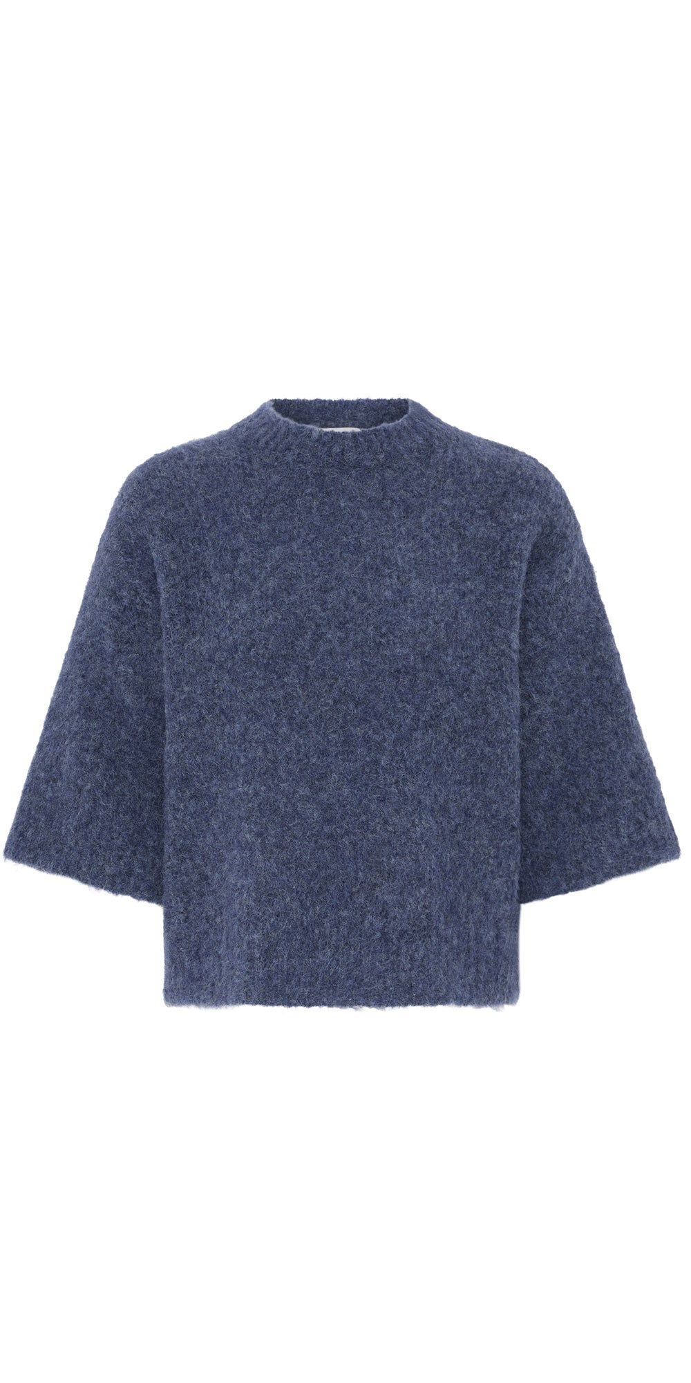 B.Young Half Sleeve Sweater, denim blue