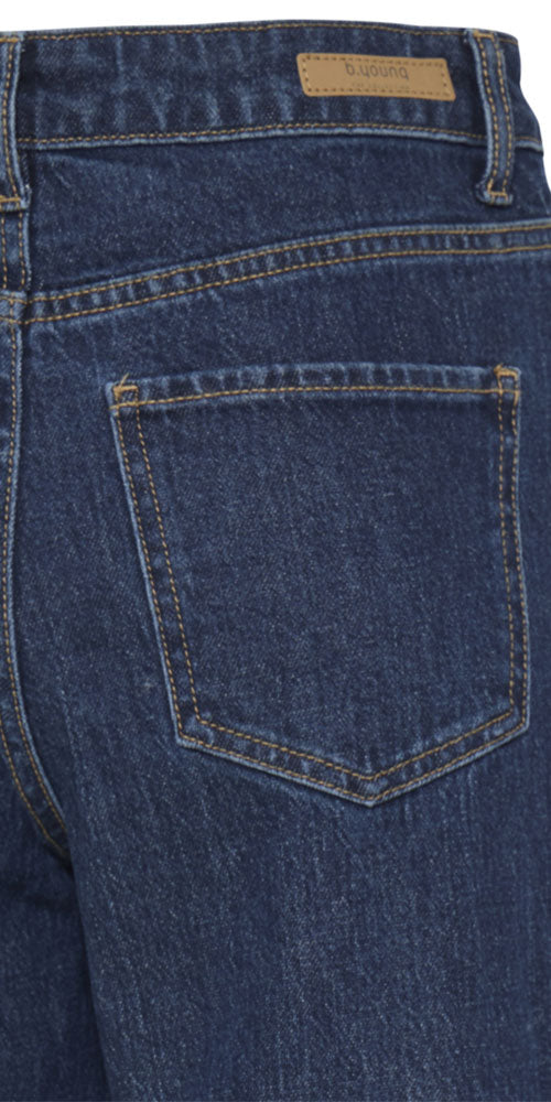 B.Young High Rise Wide Leg Jeans, dark blue