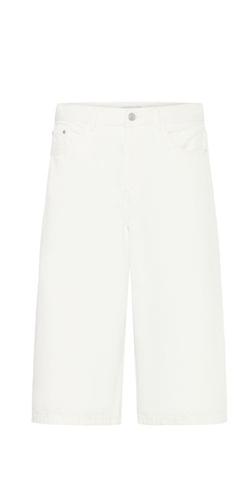 B.Young White Denim Jorts