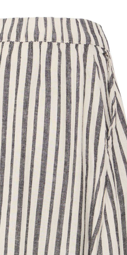 B.Young Linen Blend Button Skirt