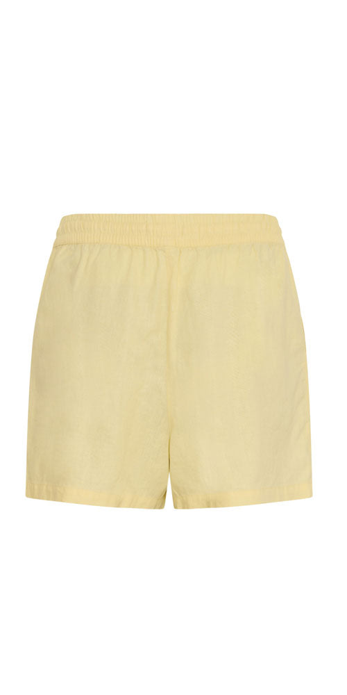 B.Young Linen Blend Shorts, yellow