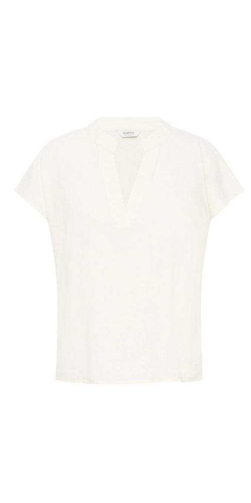 B.Young Linen Blend Tunic Blouse