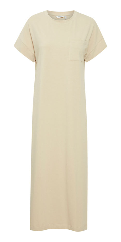 B.Young Long T-shirt Dress, sand