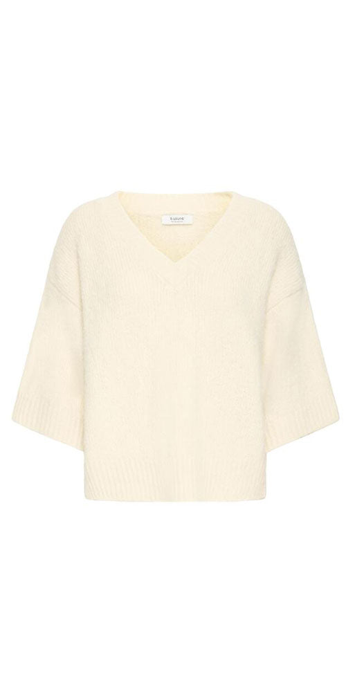 B.Young Miller Half Sleeve Pullover, off-white