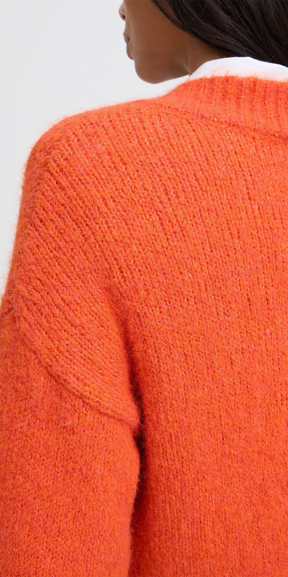 B.Young Miller V-neck Sweater, pumpkin