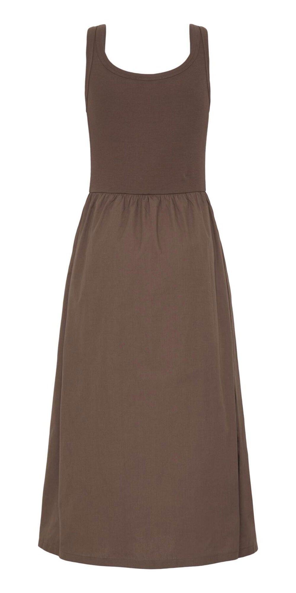 B.Young Mixed Media Dress, french roast