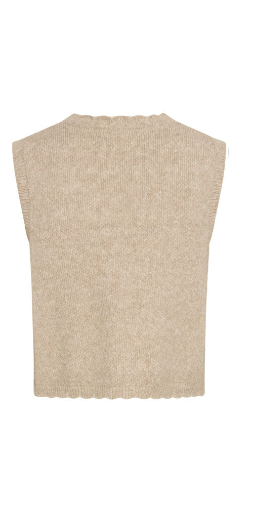B.Young Pearl Button Vest