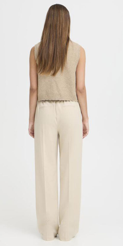 B.Young Pearl Button Vest